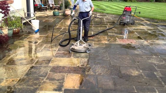 stone and cement cleaning